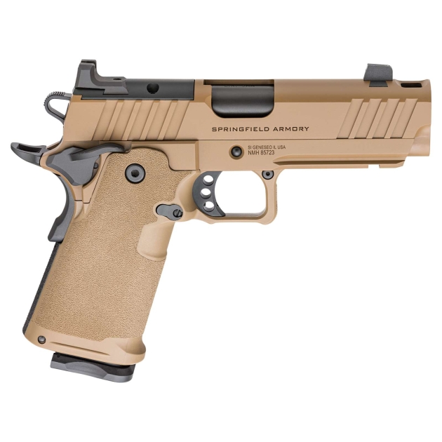 SPRINGFIELD ARMORY 1911 DS PRODIGY COMP COYOTE BRWN 4.25" 9MM 1-17RD,1-20RD