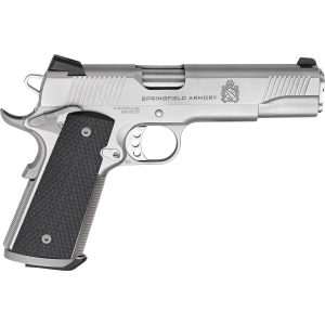 SPRINGFIELD ARMORY 1911 TRP OPERATOR 5" BBL STS, FIXED TRITIUM SIGHTS, 2-7RD MAGS