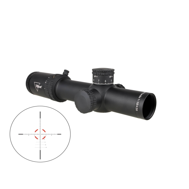 TRIJICON CREDO 1-10X28 BLK MRAD FFP ILL