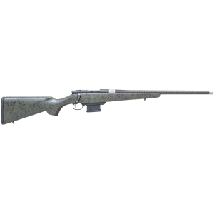 Howa HCE6ARCGRN 1500 Carbon Elevate 6mm ARC 20" Carbon Fiber Wrapped Threaded Barrel, Black Drilled & Tapped Steel Receiver, Fixed Stocky's OD Green w/Black Webbing Synthetic Stock, Right Hand