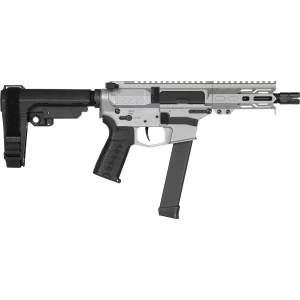 CMMG 99A890FTI Banshee MKGS 9mm Luger 33+1 5" Black Nitride Medium Taper Threaded Barrel, EML 4" M-LOK Handguards, Titanium Cerakote Aluminum Picatinny Rail Receiver, CMMG Zeroed Grips
