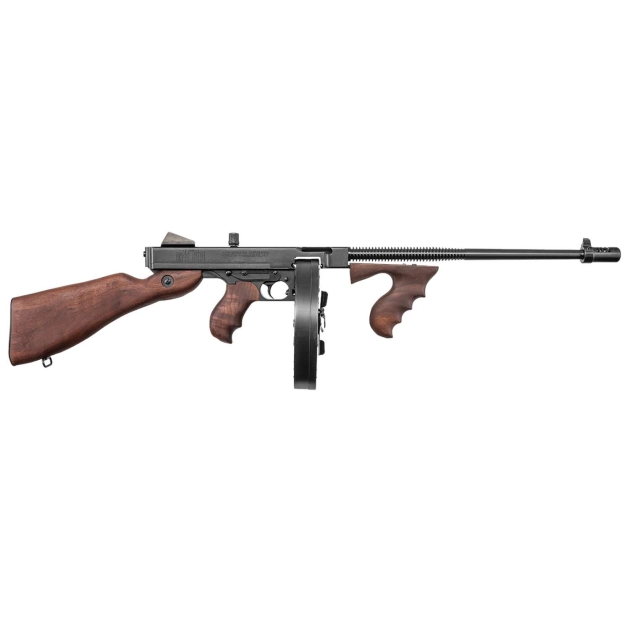THOMPS 1927A-1C LIGHT WEIGHT DELUXE 45ACP RFL WALNUT GRAIN POLYMER 100 RD DRUM/20RD STICK