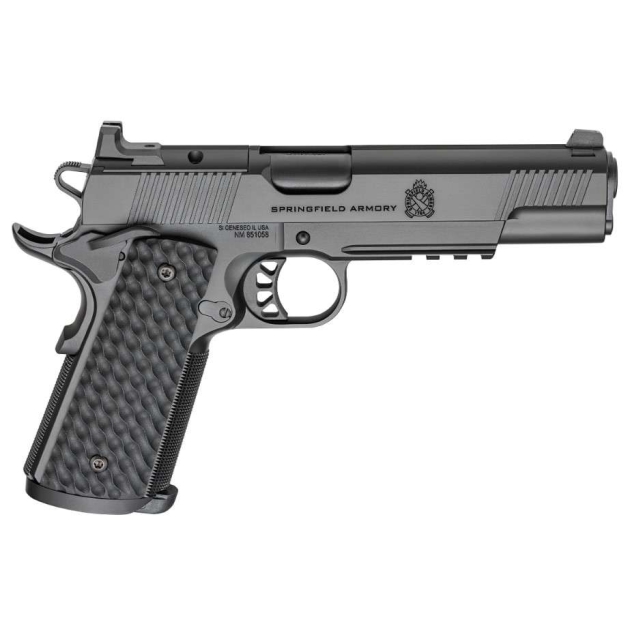 SPRINGFIELD ARMORY 1911 TRP AOS 9MM PISTOL 5" BLACK CARRY CUT, RAIL 3-9RD MAGS