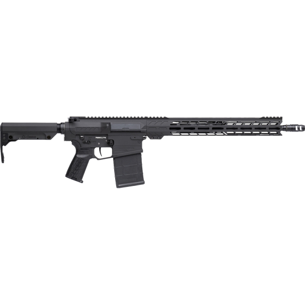 CMMG 33A590C-AB Resolute MK3 8.6 Blackout 20rd 16.10" Black Nitride 7075-T6 Aluminum Receiver 15" M-LOK Handguard CMMG Zeroed Grip