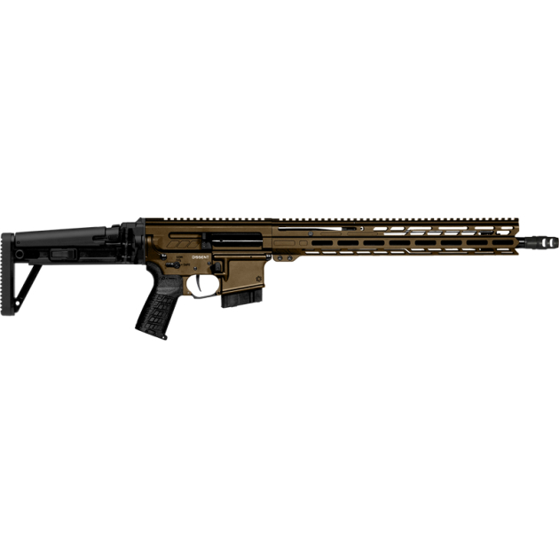 CMMG RIFLE DISSENT MK4 22 ARC - 16" 10RD FOLDING STOCK BRONZE