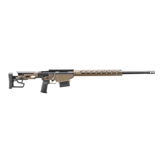 RUGER PRECISION RIFLE 338 LAPUA 26" BBL, BRONZE CERAKOTE, 15" MLOK HG, 2-10RD MAGS