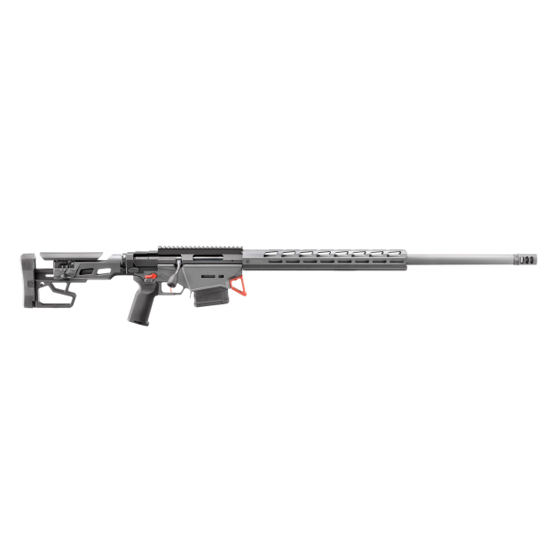 RUGER PRECISION RIFLE CUSTOM SHOP 6.5 CM 26"BBL, STEALTH GRY CERAKOTE, TRIGGER TECH TRIGGER, 2-10RD