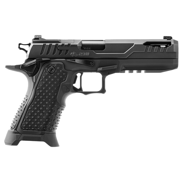 Oa Defense OA2311FPROELTBLKPRT21 2311 Pro Elite 9mm Luger 17+1/21+1 5" Black DLC Ported Barrel, Black Optic Ready/Serrated Slide, Black Aluminum Frame w/Picatinny Rail, Black Grip, Ambidextrous
