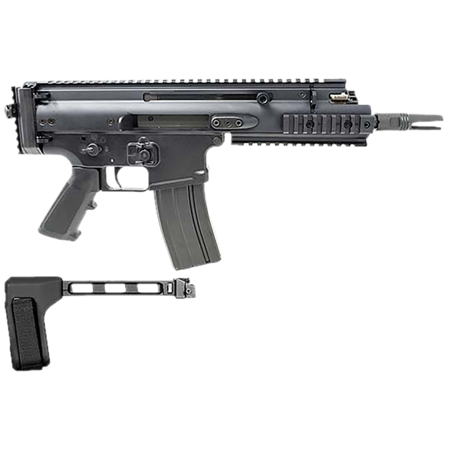 FN 38101886 SCAR 15P 300 Blackout 30+1 7.50" Black Picatinny Rail Aluminum Receiver SB Tactical Brace