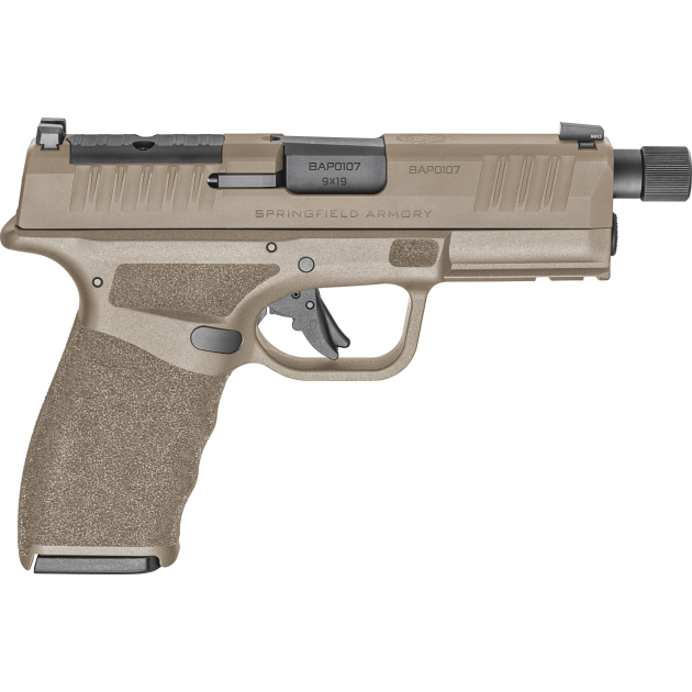 SPRINGFIELD ARMORY HELLCAT PRO COMPACT OSP THREAD 9MM FDE 1-15RD, 1-17RD