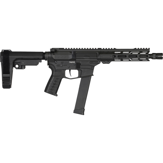 CMMG 10A570FAB Banshee MK10 10mm Auto 30+1 8" Black Nitride Medium Taper Threaded Barrel, EML 7" M-LOK Handguards, Black Armor Cerakote Aluminum Picatinny Rail Receiver, CMMG Zeroed Grips