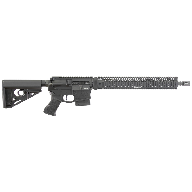 Larue Tactical LT1555616QUADLC LT15  Quad Rail 5.56 10+1 16" Stealth Barrel Black Right Hand