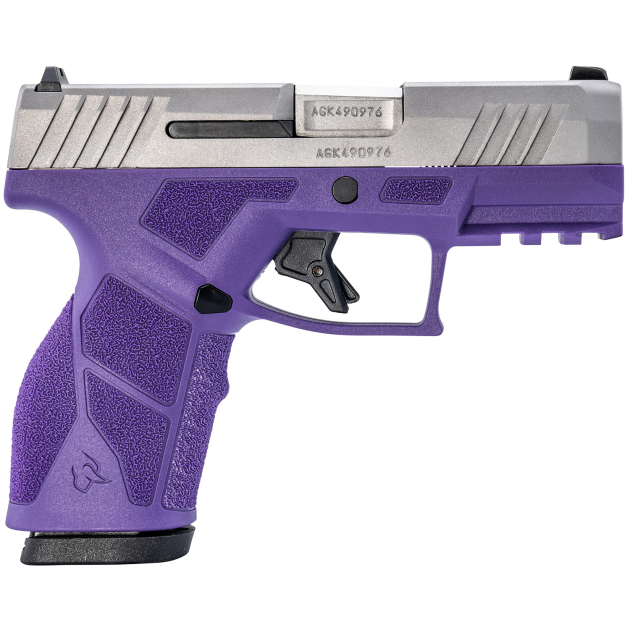 Taurus 1-GX2939DP-10 GX2  9mm 10+1 3.37" Matte Stainless Steel Barrel, Matte Serrated Stainless Steel Slide, Dark Purple Polymer Frame w/Picatinny Rail, Polymer Grip