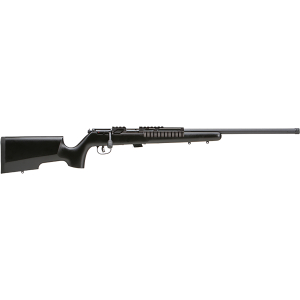 Savage Arms 25752 Mark II TRR-SR Full Size 22 LR 5+1 22" Matte Black Heavy Fluted Barrel, Matte Black Picatinny Rail Carbon Steel Receiver, Matte Black Tactical Wood Stock, Right Hand