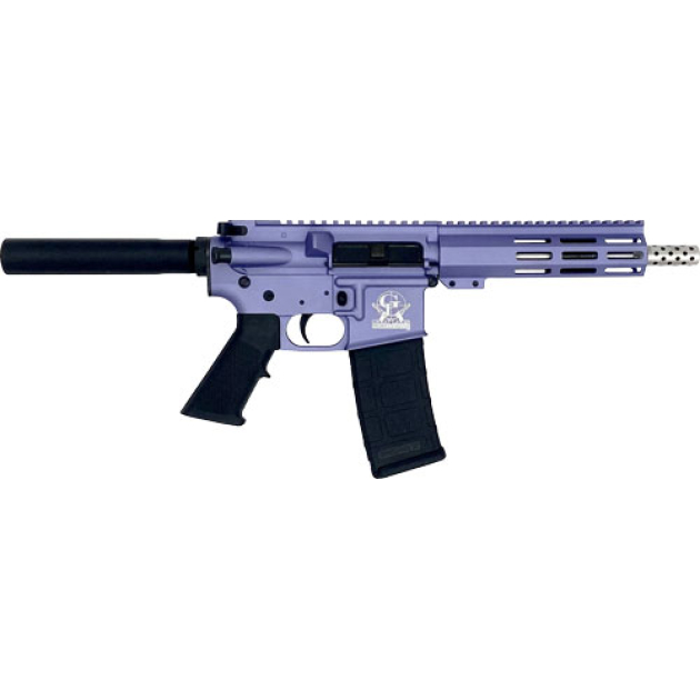 GLFA AR15 PISTOL 223 WYLDE - 7.5" STAINLESS BBL WILD ORCHID