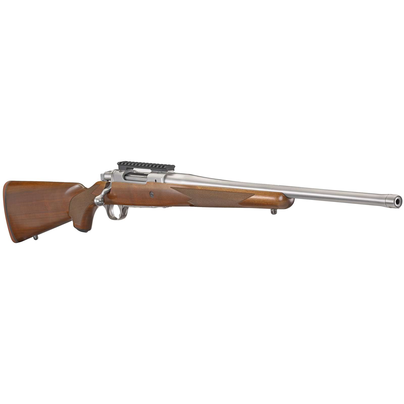 RUGER HAWKEYE HUNTER 308WIN BOLT RFL 20" STS THRDED BBL, AMERICAN WALNUT 4RD - Image 3