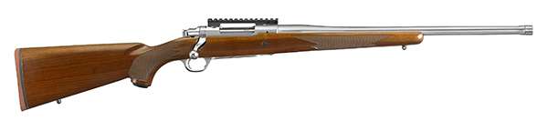 RUGER HAWKEYE HUNTER 308WIN BOLT RFL 20" STS THRDED BBL, AMERICAN WALNUT 4RD - Image 4