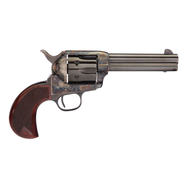 Taylors & Company 555152 1873 Cattleman 45 Colt (LC) 6rd 4.75" Blued Cylinder & Barrel Color Case Hardened Steel Frame Checkered Birdshead Walnut Grip