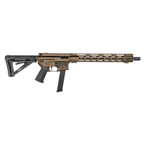 Diamondback DB1418P061 DB15  9mm Luger 32+1 16", FDE Rec/M-Lok Handgaurd, Carbon Lower, Black Magpul CTR Stock/K2 Grip, Flash Hider
