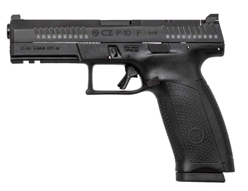 CZ P-10F OPTICS READY 9MM PISTOL BLACK FIXED SIGHTS 2-10RD MAGS - Image 2