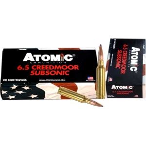 ATOMIC 6.5 CM 129GR SUBSONIC - SP 20RD 10BX/CS