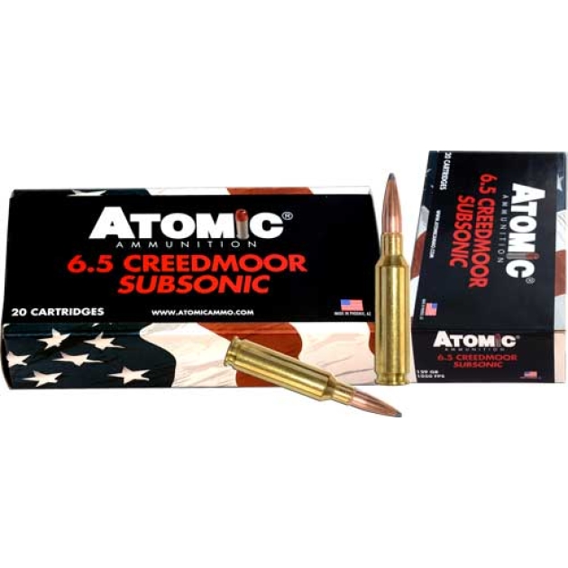 ATOMIC 6.5 CM 129GR SUBSONIC - SP 20RD 10BX/CS