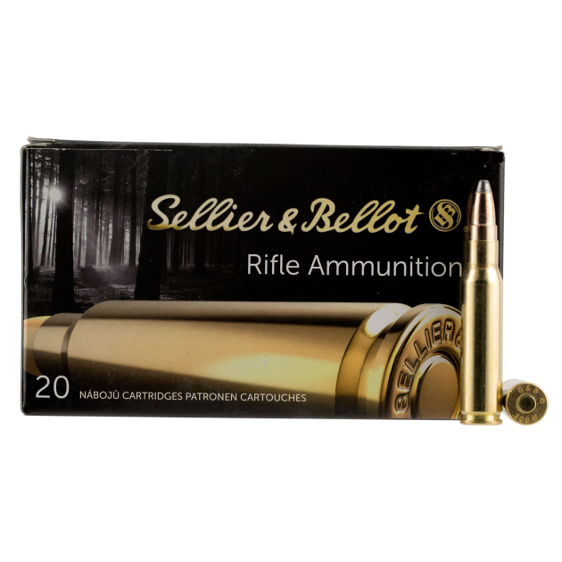 Sellier & Bellot SB308F Rifle  308Win 180gr Soft Point Cut Through Edge 20 Per Box/25 Case