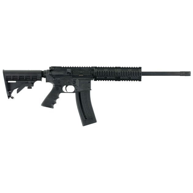 Chiappa Firearms CF500090 MFour-22 Gen-II Pro Carbine Full Size 22 LR 28+1 18.50" Black Barrel & Receiver, Black 6 Position Stock, Right Hand