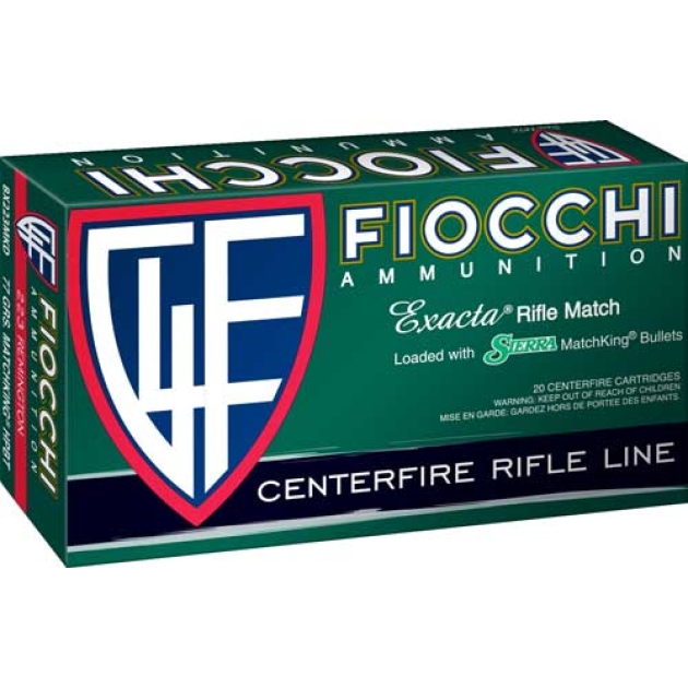 FIOCCHI 223 REM 77GR HPBT - 20RD 10BX/CS