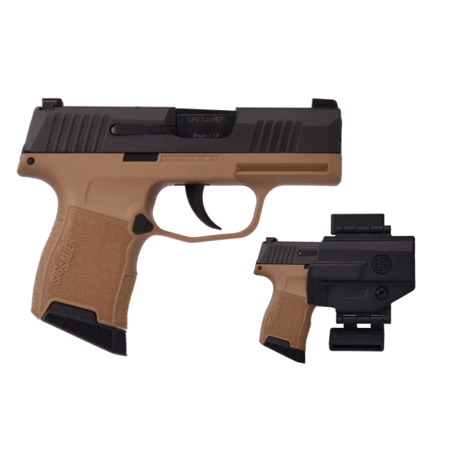 SIG SAUER P365 9MM BK/FDE 10+1 PCK OR  #