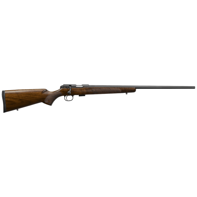 CZ 457 AMERICAN 24" 17HMR 5RD WALNUT