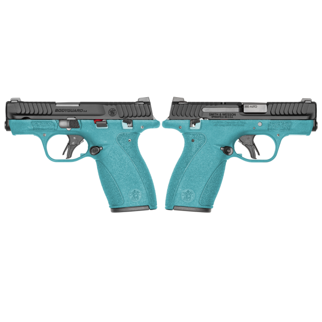 SMITH & WESSON BODYGUARD 2.0 380ACP PISTOL T.S. AZTEC TEAL ORION EXCLUSIVE 1-12RD 1-10RD MAG