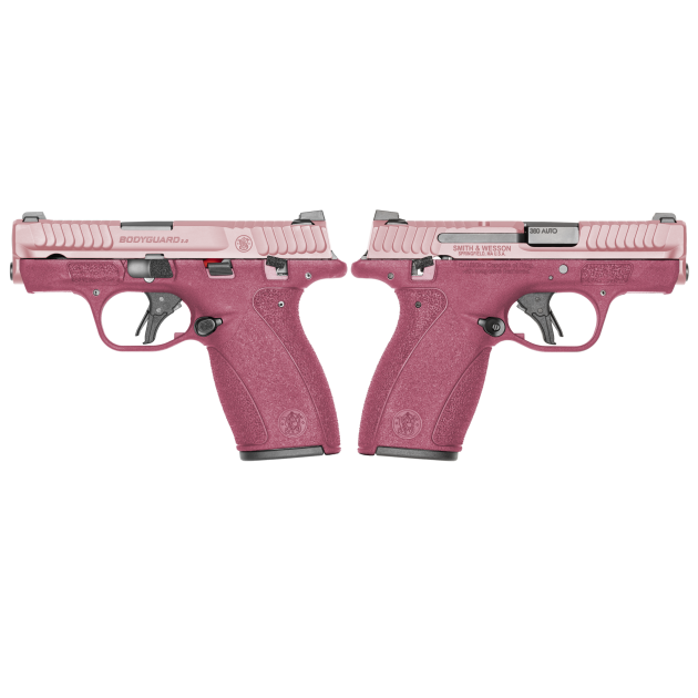 SMITH & WESSON BODYGUARD 2.0 380ACP PISTOL T.S. CRANBERRY/BLUSH ORION EXCLUSIVE 1-12RD 1-10RD MAG
