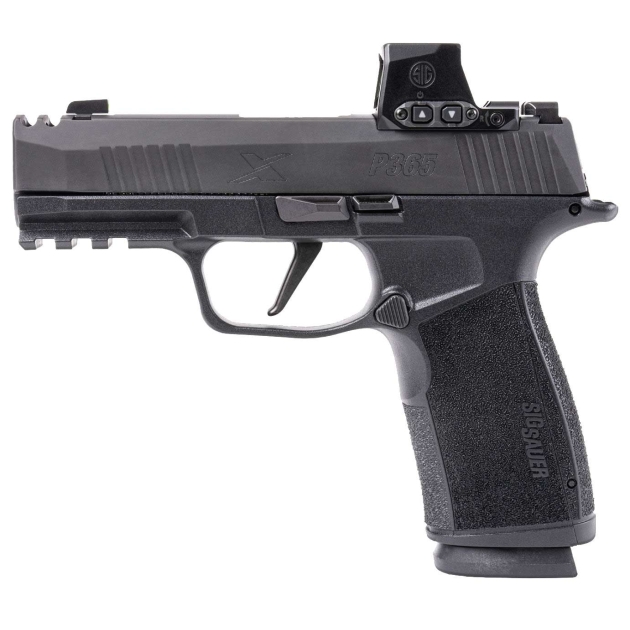 SIG SAUER OFF DUTY P365 MACRO COMP RXX 9MM PISTOL 3.1" BLACK 3-17RD MAGS LE ONLY