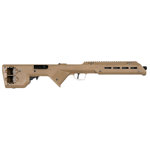 Desert Tech TRKRF2218FDE TREK-22  Flat Dark Earth Compact 22 LR 18" Free Floating Steel Barrel, Picatinny Rail Receiver, M-LOK Handguards, Fixed Polymer Stock, Suppressor Ready