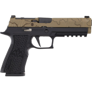 SIG P320 XTEN ENDURE 10MM 5" - XRAY-3 (3)15RD TAN TOPO/BLACK