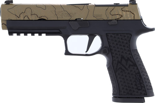 SIG P320 XTEN ENDURE 10MM 5" - XRAY-3 (3)15RD TAN TOPO/BLACK - Image 2