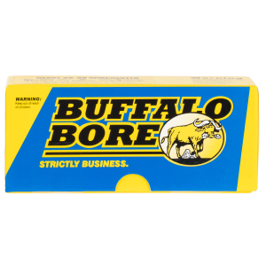 Buffalo Bore Ammunition 42A20 Premium Supercharged Strictly Business 35Whelen 225gr Spitzer Boat Tail 20 Per Box/12 Case