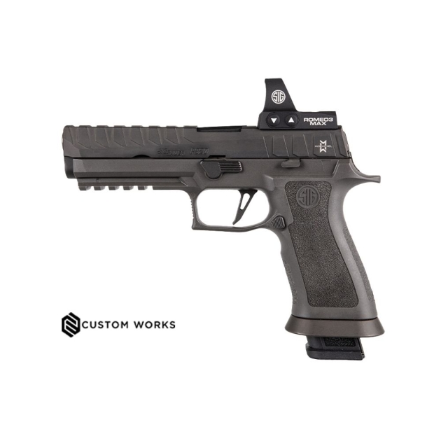 SIG SAUER P320 X-FULL M.OD. 9MM PISTOL MAX MICHEL SIGNATURE SERIES, O.R.,COMP, 3-10RD MAGS