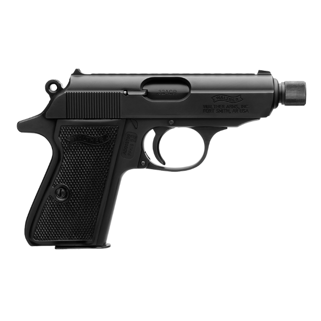 WALTHER PPK/S SD THREADED BLACK 32ACP PSTL 8RD