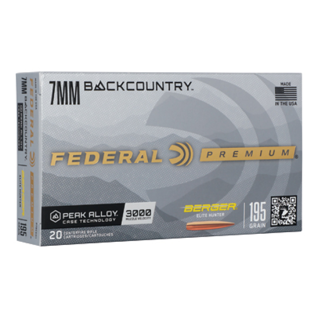 FED GLD MDL BERG 7MM BC 195GR 20/200