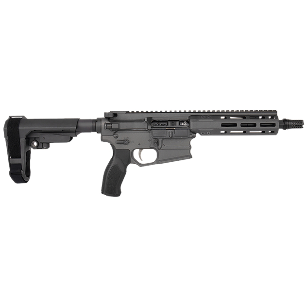 Cobalt Kinetics CKPROLITE30075CHARCOAL Pro Light  300 Blackout 7.50" Black Melonite Barrel, Charcoal Aluminum Picatinny Rail Receiver, Polymer SB Tactical SBA3 Brace, Black Polymer Grip
