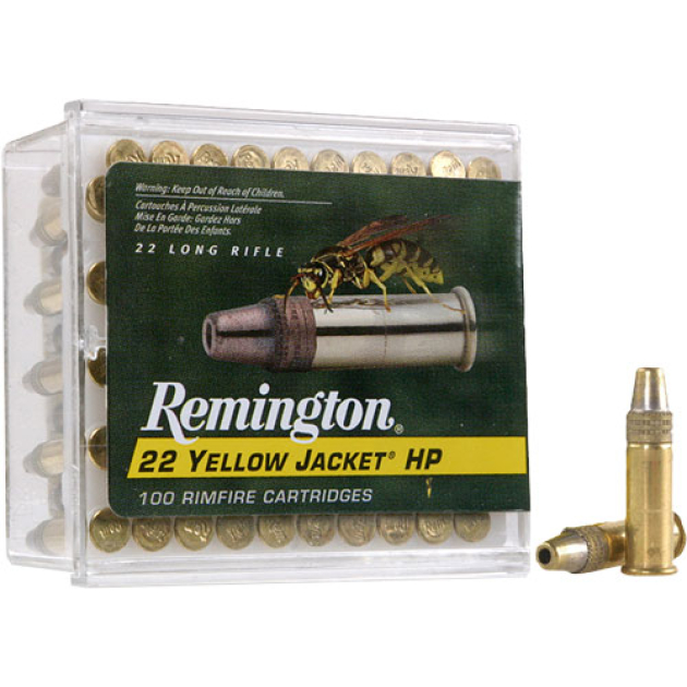REMINGTON YELLOW JACKET 22LR - 33GR TC LEAD-HP 100RD 50BX/CS