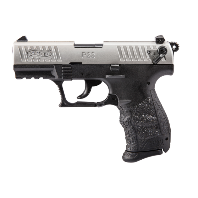WALTHER P22Q 22LR PSTL NICKEL/BLK 10RD