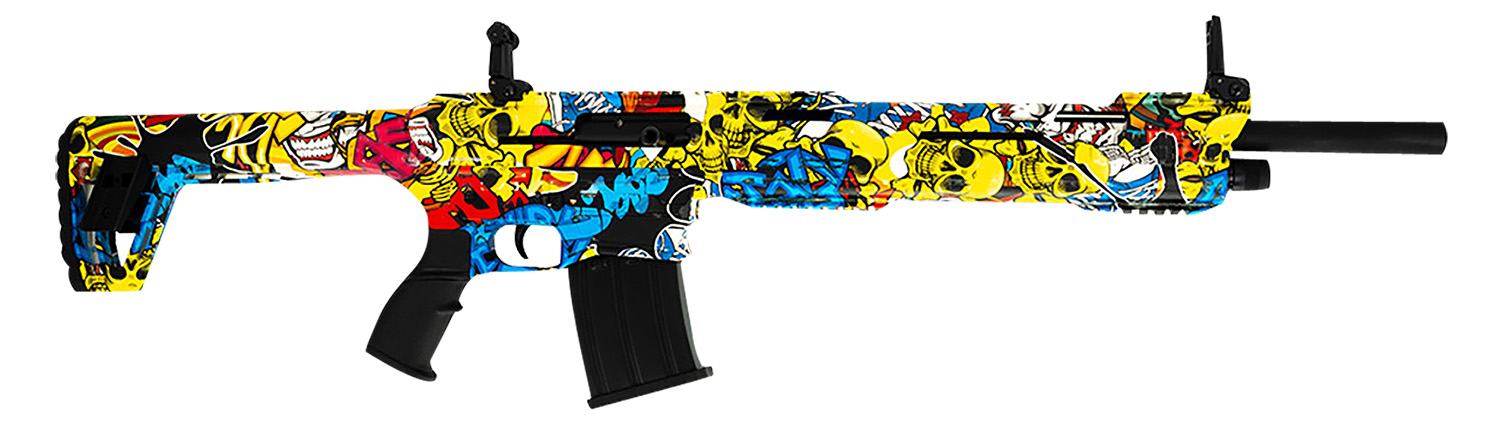 Tokarev USA 21000173 TAR  12 Gauge Semi-Auto 3" 5+1 18.50" Black Steel Barrel, Urban Camo Receiver & Cheek Riser Compatible Synthetic Stock