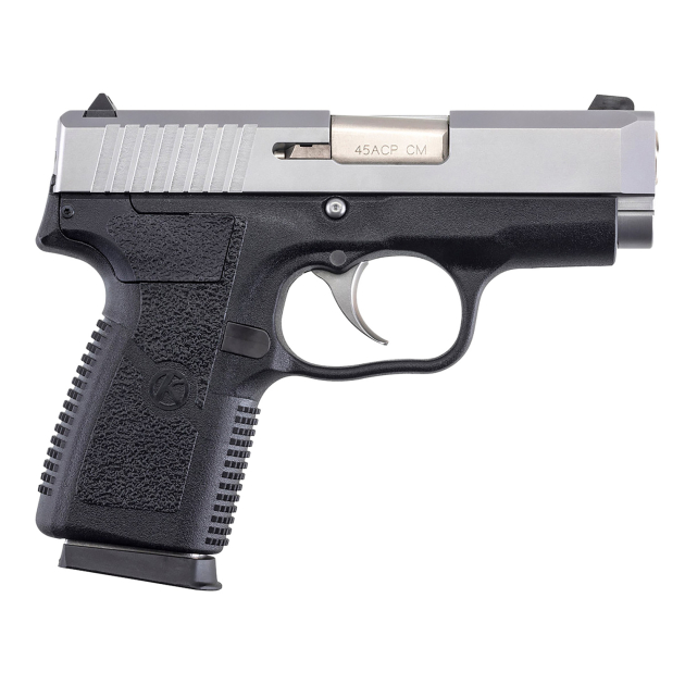 Kahr Arms CM4543 CM45  45 ACP 5+1 3.30" Serrated Steel Barrel, Matte Stainless Serrated Steel Slide, Black Polymer Frame, Black Textured Polymer Grip, No Safety, Right Hand