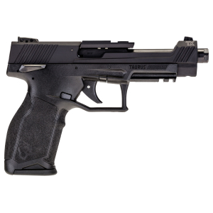 Taurus 1TX22C151 TX22 Competition 22 LR 16+1 5.25" Overall Black Steel/Threaded Barrel, Hard Coat Anodized Aluminum/Optic Cut/Serrated Slide & Polymer Frame w/Picatinny Rail w/Polymer Grips