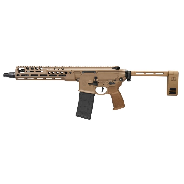 SIG SAUER MCX 5.56 PISTOL 11.5" PISTOL FDE CERAKOTE, FOLDING PCB, 1-30RD MAG