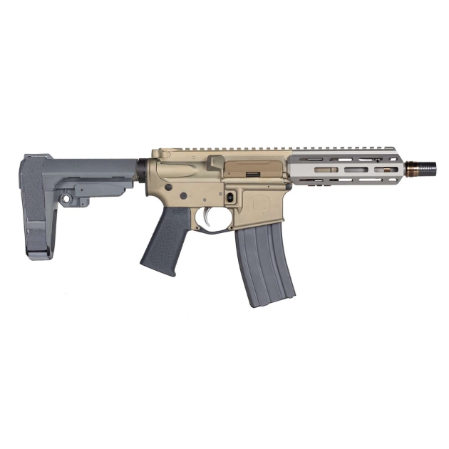 Q SUGAR WEASEL 300BLK PSTL 7" W/ BRACE BLK/GRY 1-30RD MAGAZINE