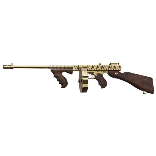 THOMPS 1927A1 DELUXE 45ACP RFL GOLD TIGER STRP